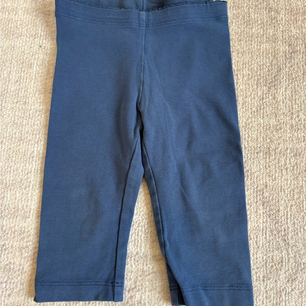 Tea Collection Navy Stretch Capri Leggings